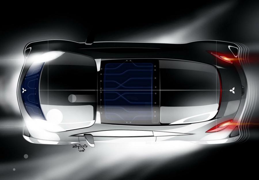  Mitsubishi i-MiEV Sport Air Concept Sketches 2009 года  (фото 2 из 2)